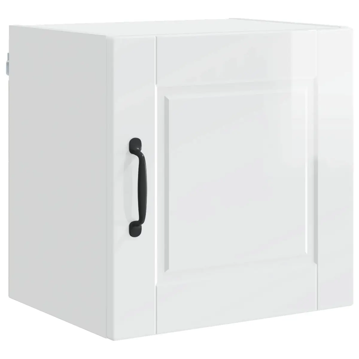 Wall Cabinet High Gloss White 40cm Engineered Wood