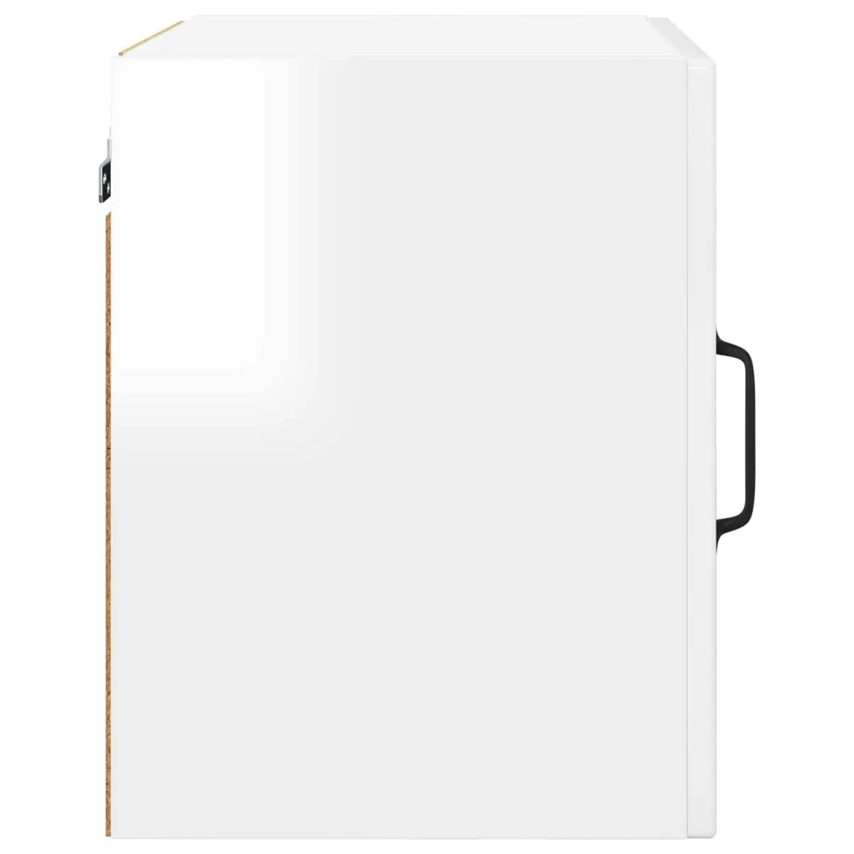 Wall Cabinet High Gloss White 40cm Engineered Wood