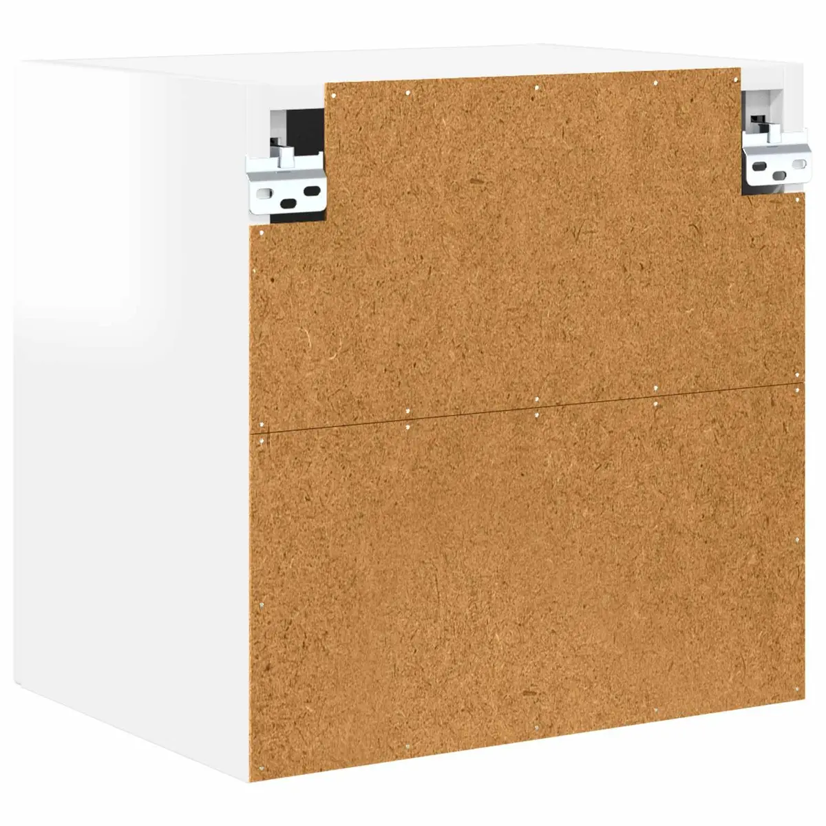 Wall Cabinet High Gloss White 40cm Engineered Wood