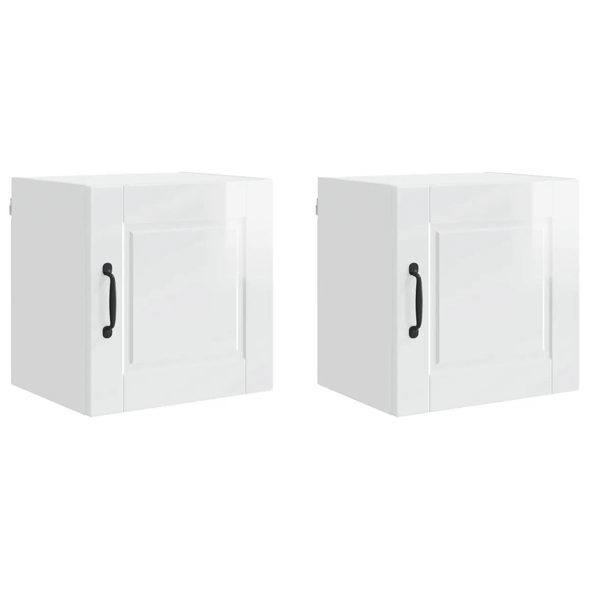 High Gloss White Wall Cabinet for Kitchen Storage
