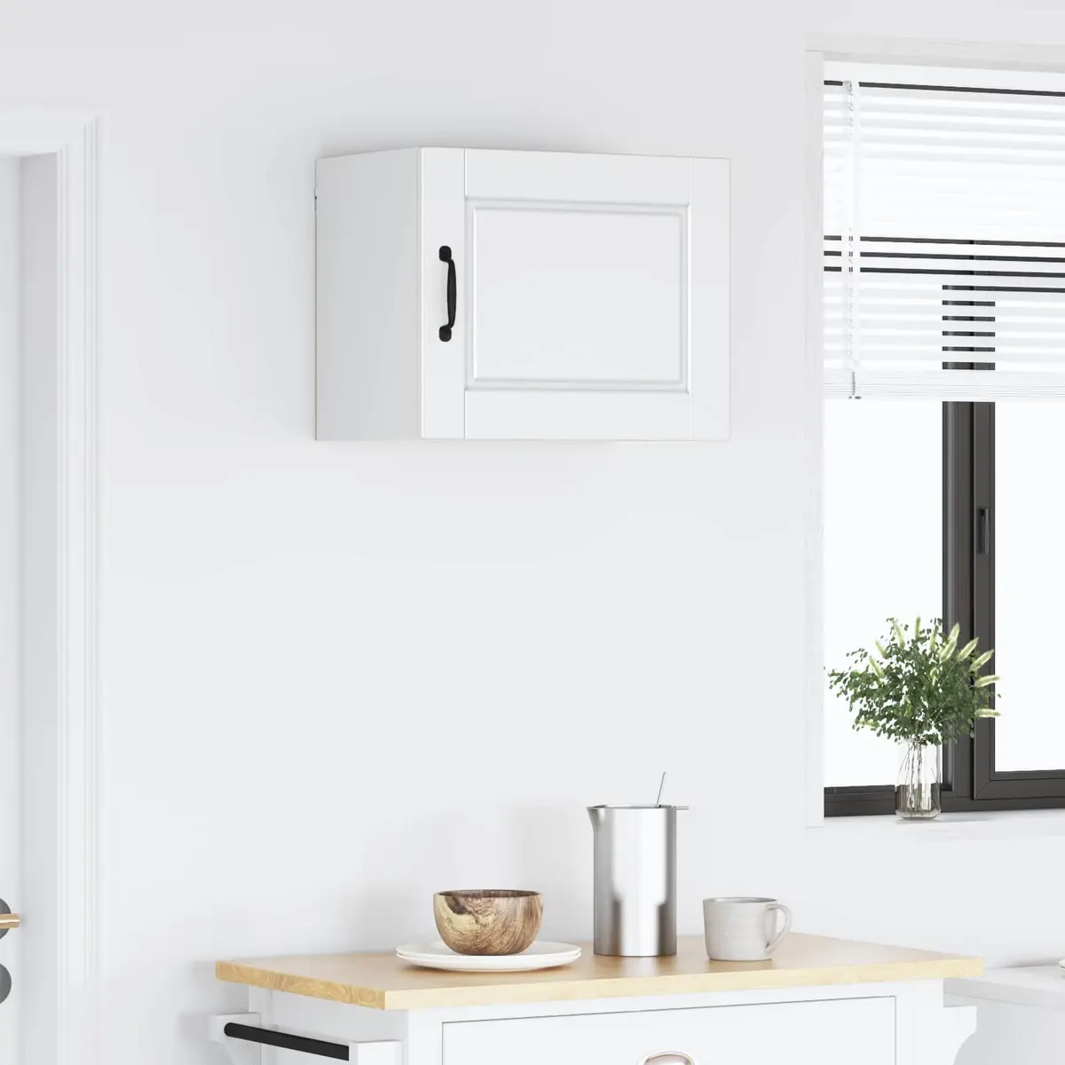 Wall Cabinet White 50x31x40cm Engineered Wood