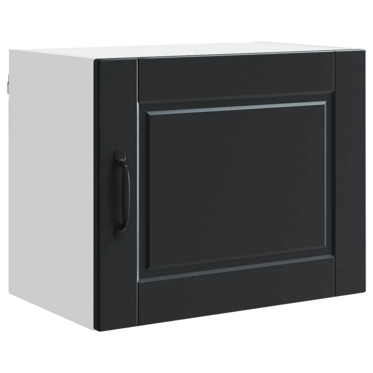 Wall Cabinet Storage Black Engineered Wood 50 x 31 x 40 cm