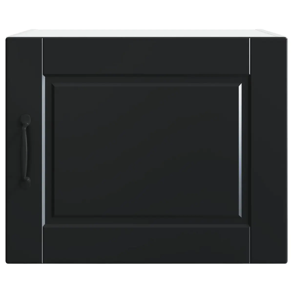 Wall Cabinet Storage Black Engineered Wood 50 x 31 x 40 cm