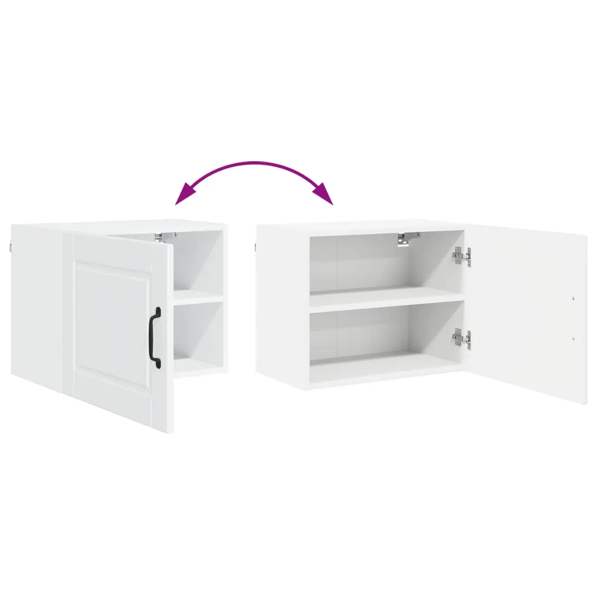 High Gloss White Wall Cabinet for Kitchen Storage
