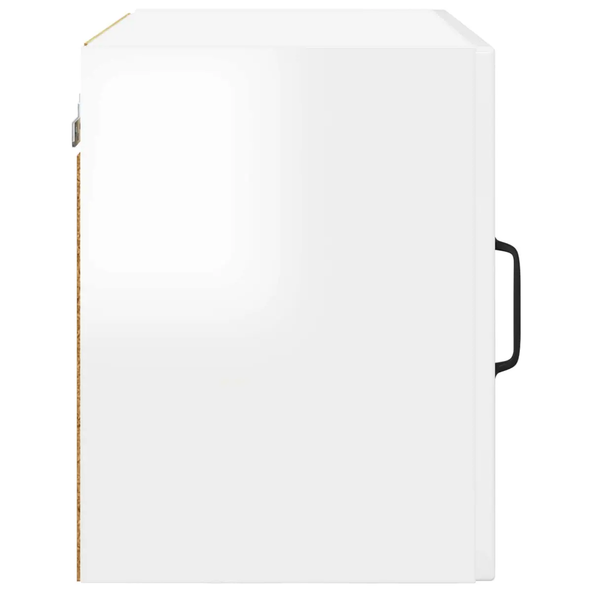 High Gloss White Wall Cabinet Set for Kitchen Storage