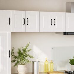 White Wall Cabinet for Kitchen Storage 60x31x40cm