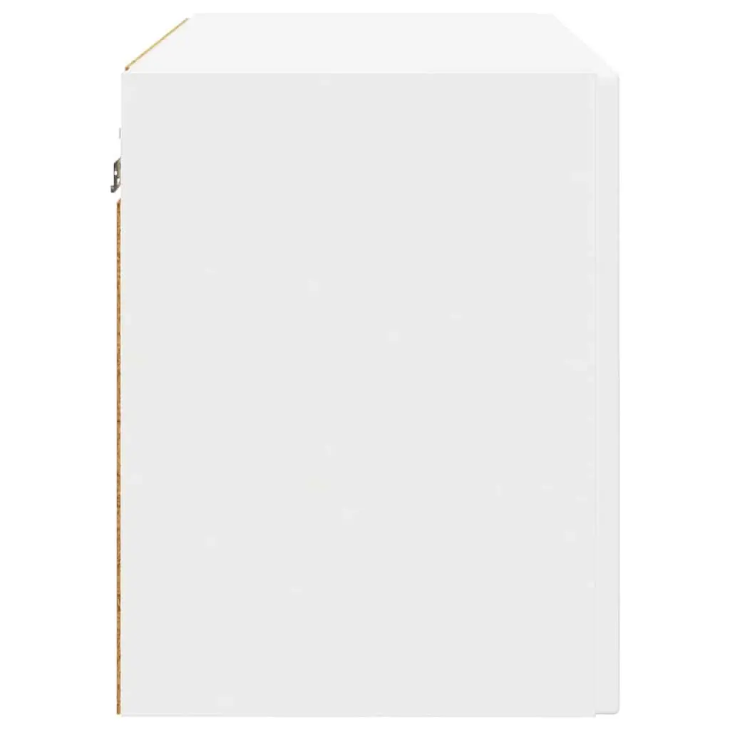 White Wall Cabinet for Kitchen Storage 60x31x40cm