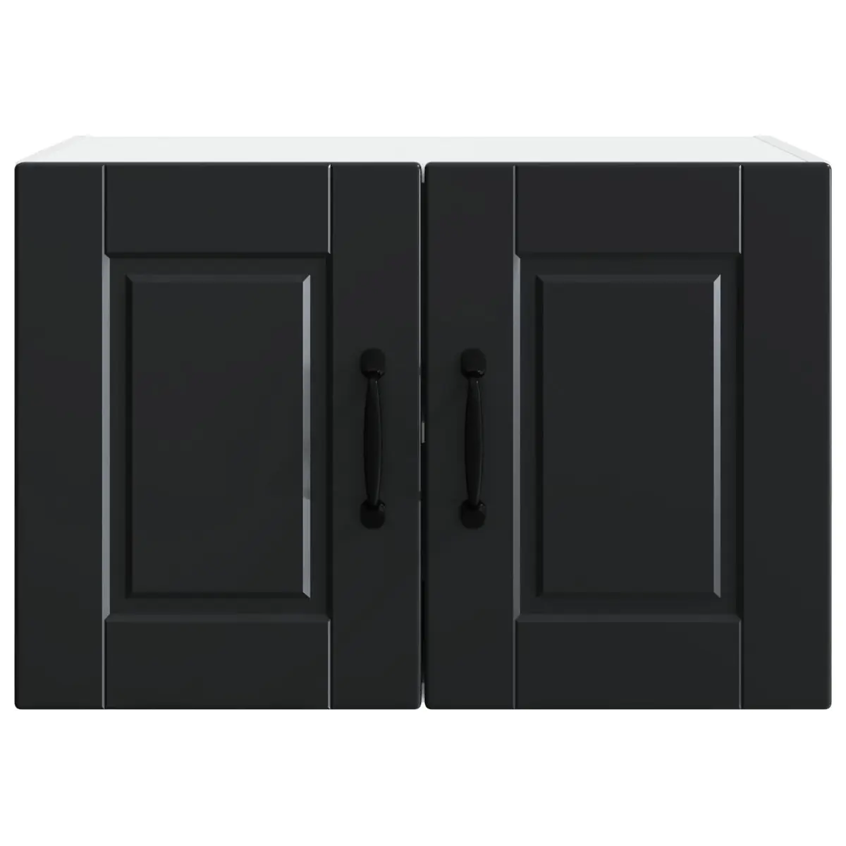 Black Wall Cabinet for Kitchen Storage