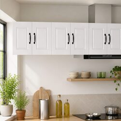 Wall-Mounted High Gloss White Cabinet 60 x 31 x 40 cm