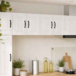 Modern High Gloss White Wall Cabinet for Kitchen Storage
