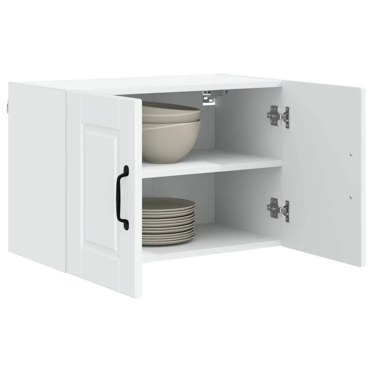 High Gloss White Wall Cabinet for Kitchen Storage