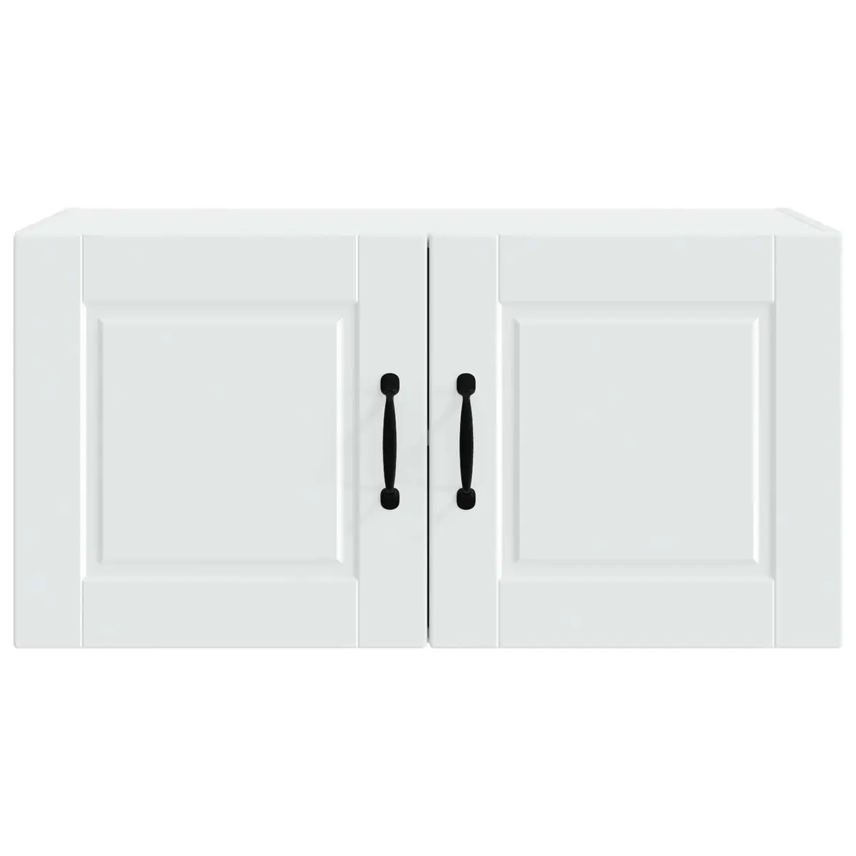 Wall Cabinet Kitchen Storage White 80x31x40cm Engineered Wood Shelves