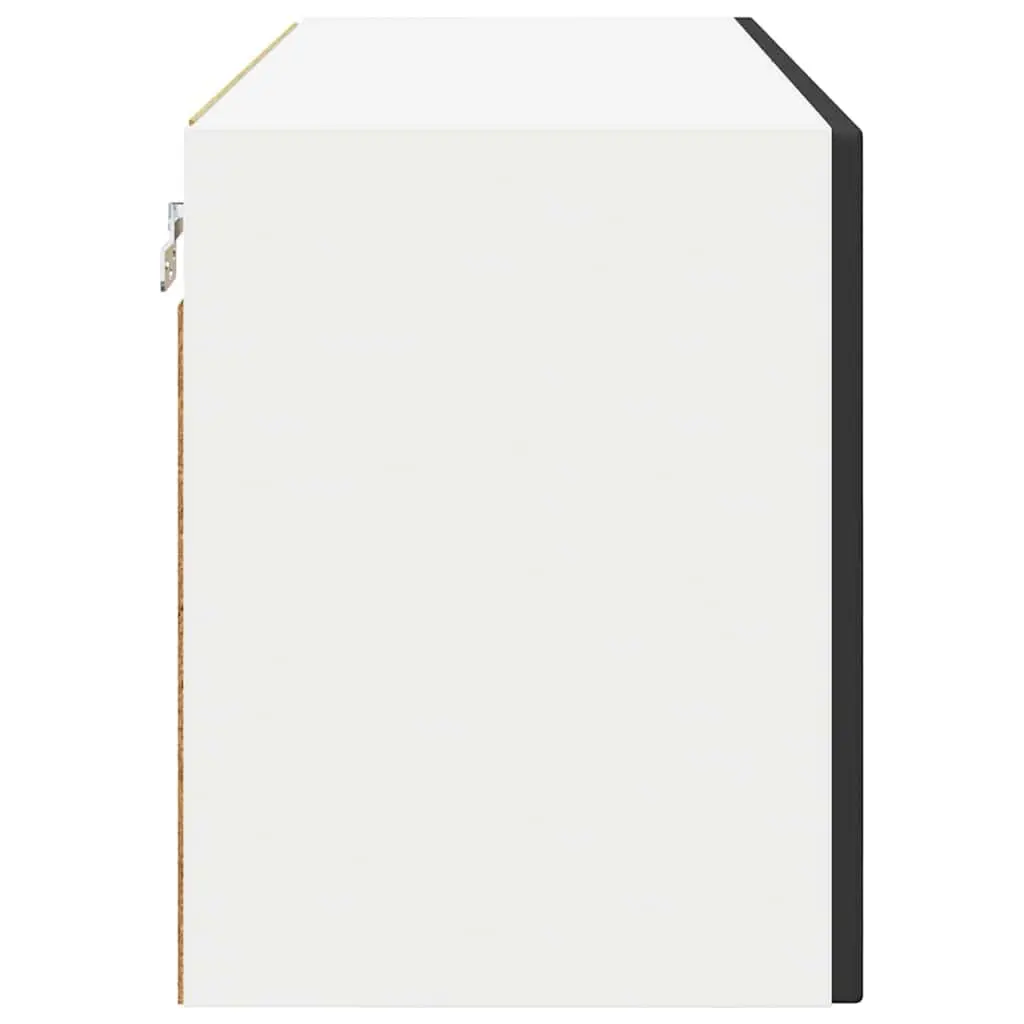 Black Wall-Mounted Kitchen Cabinet for Storage