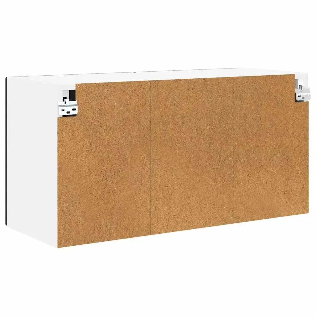 Black Wall-Mounted Kitchen Cabinet for Storage