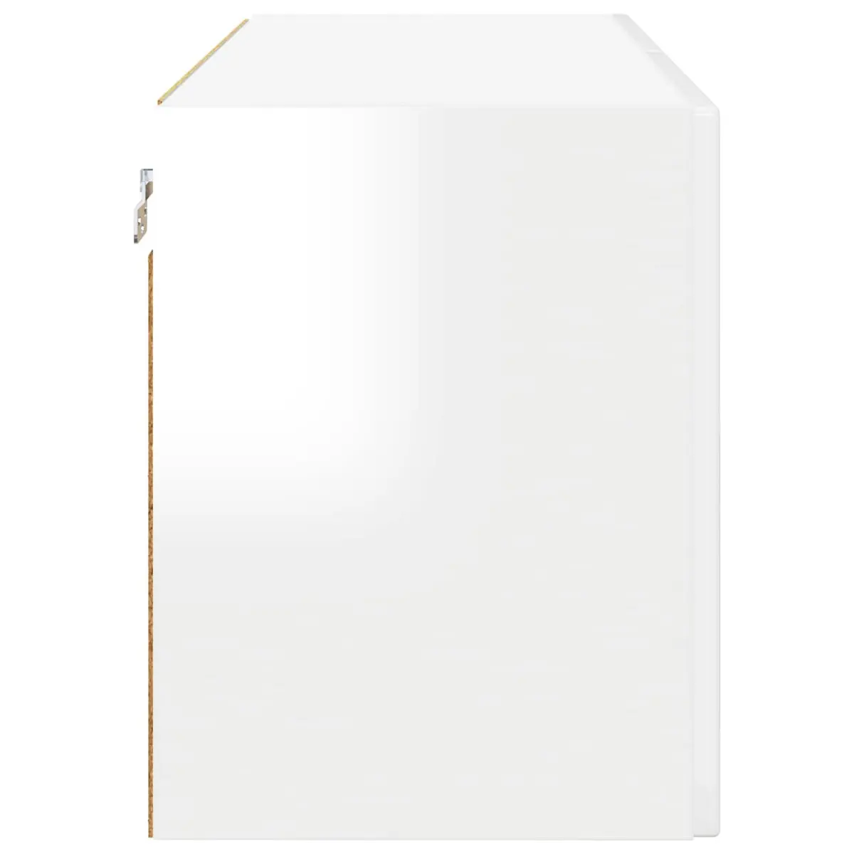 High Gloss White Wall Cabinet for Kitchen Storage