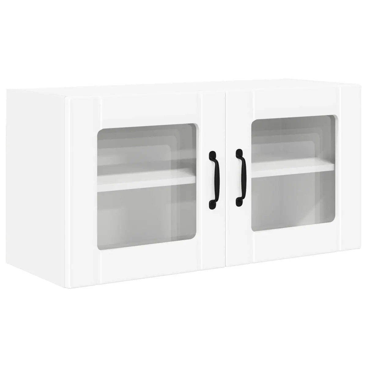 Wall Cabinet Storage Unit White 80x31x40cm Engineered Wood