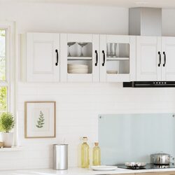 Wall-Mounted High Gloss White Kitchen Storage Cabinet
