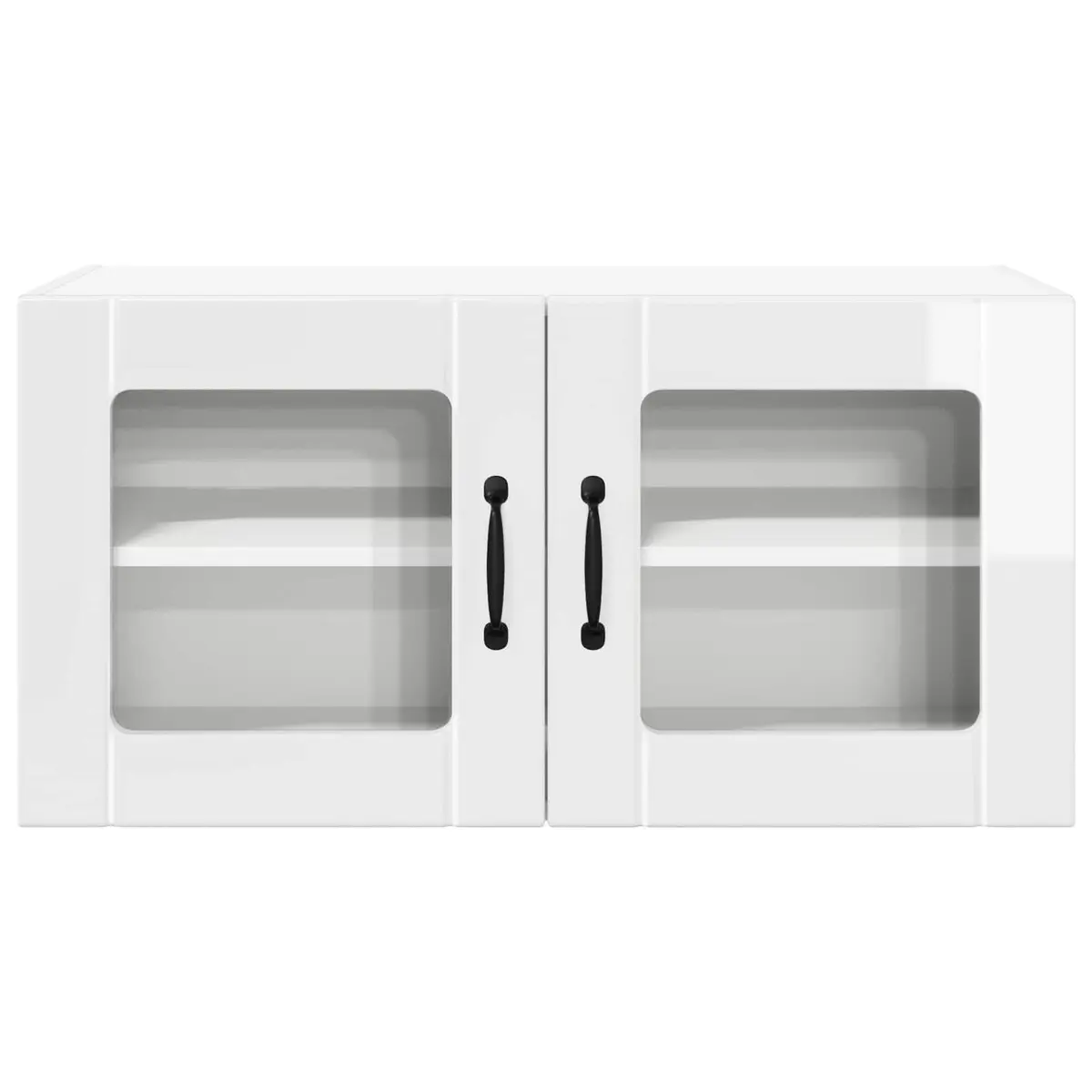 Wall Cabinet High Gloss White 80 x 31 x 40 cm Engineered Wood