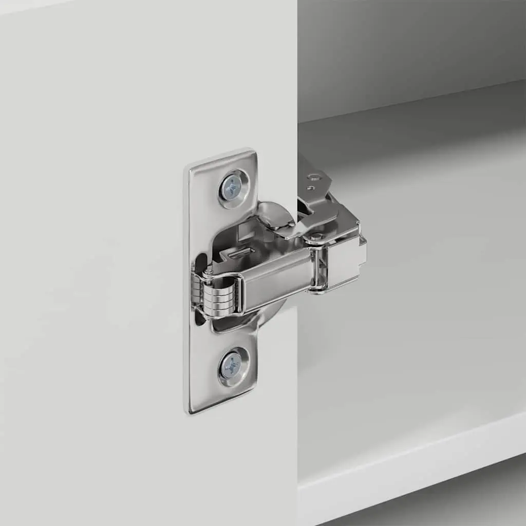 High Gloss White Corner Kitchen Cabinet