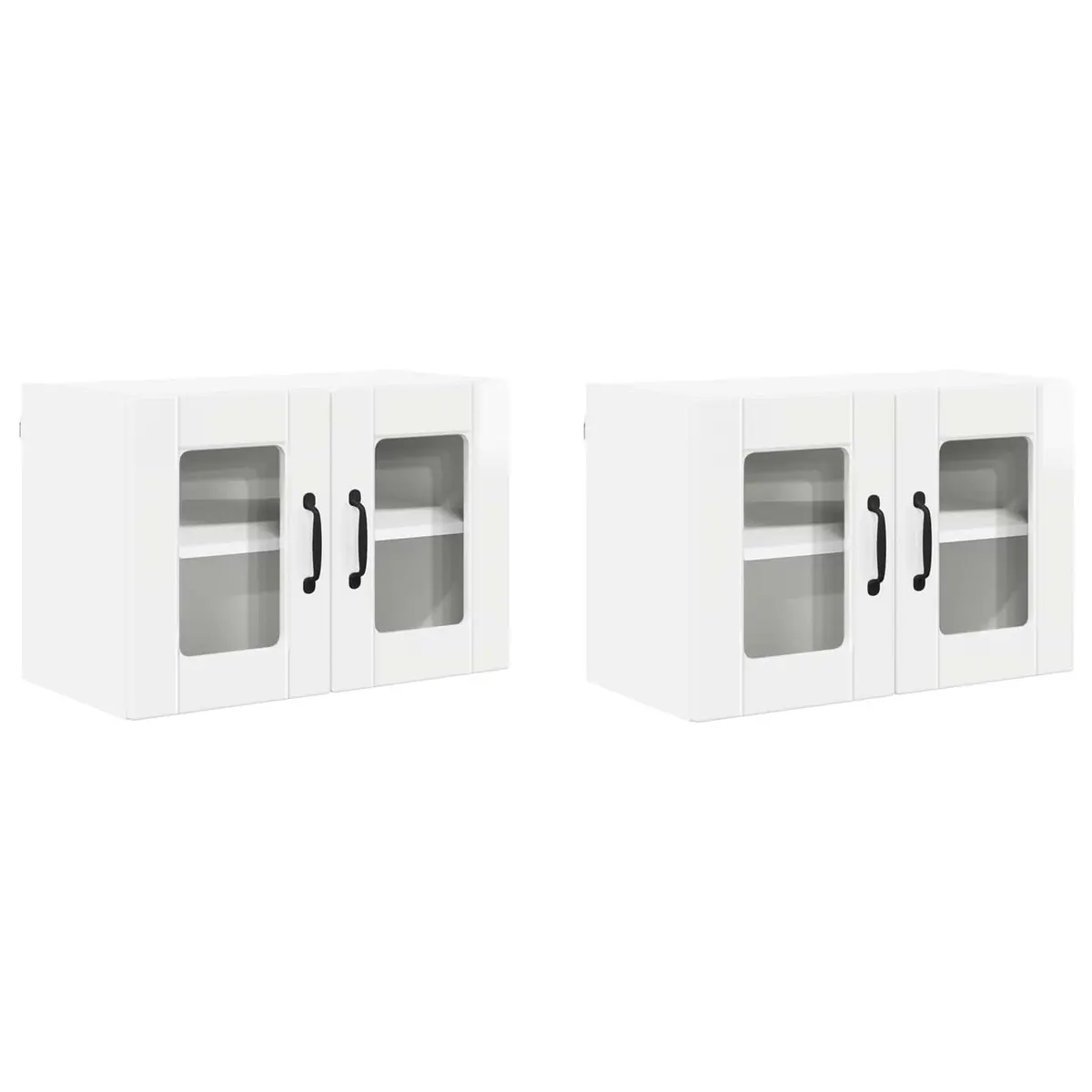 High Gloss White Wall Glass Kitchen Cabinet for Storage