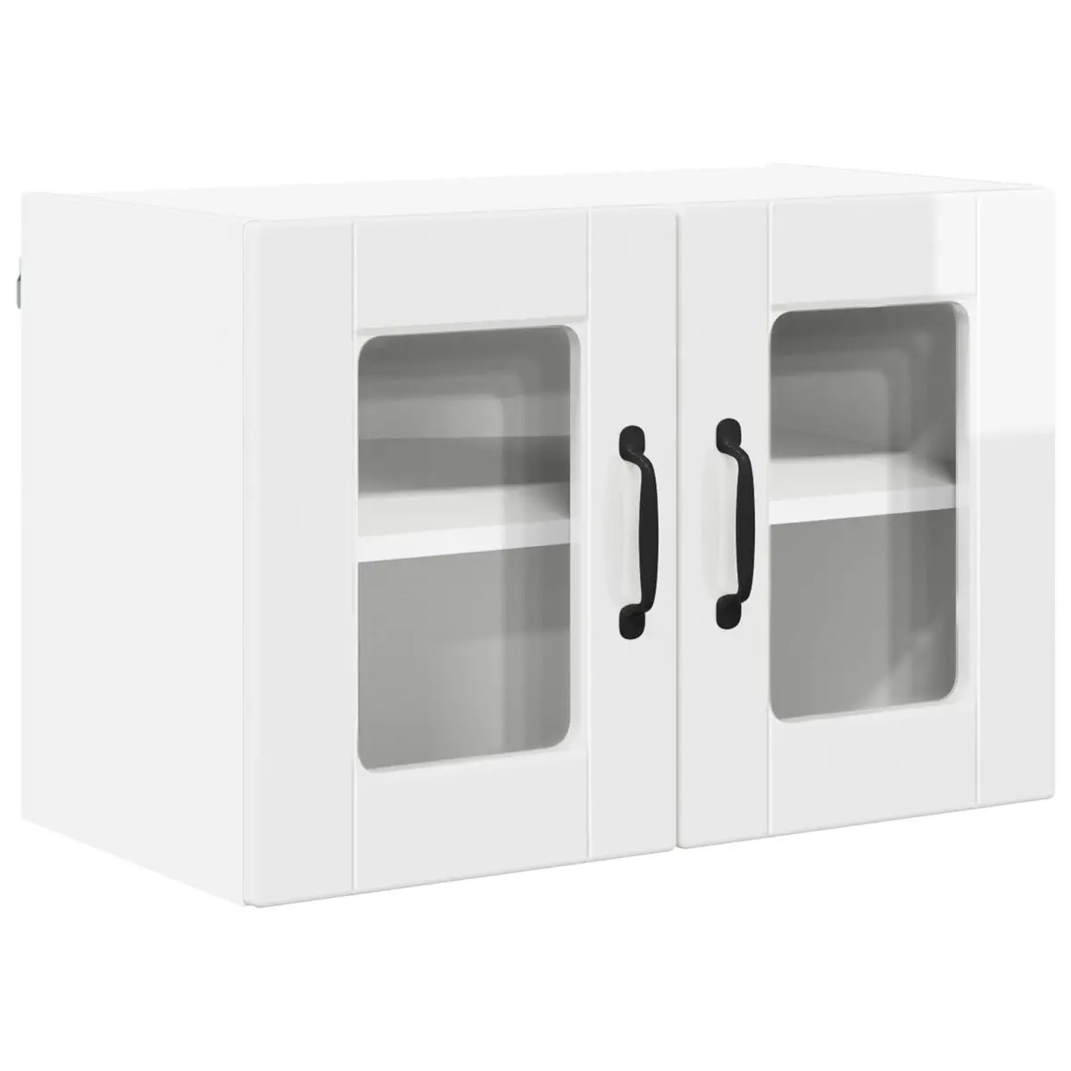 High Gloss White Wall Glass Kitchen Cabinet for Storage