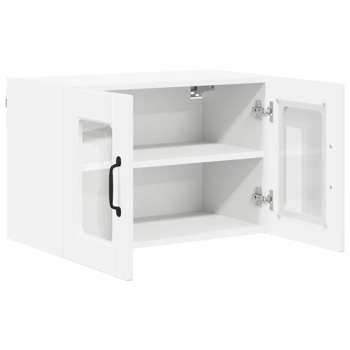 High Gloss White Wall Glass Kitchen Cabinet for Storage