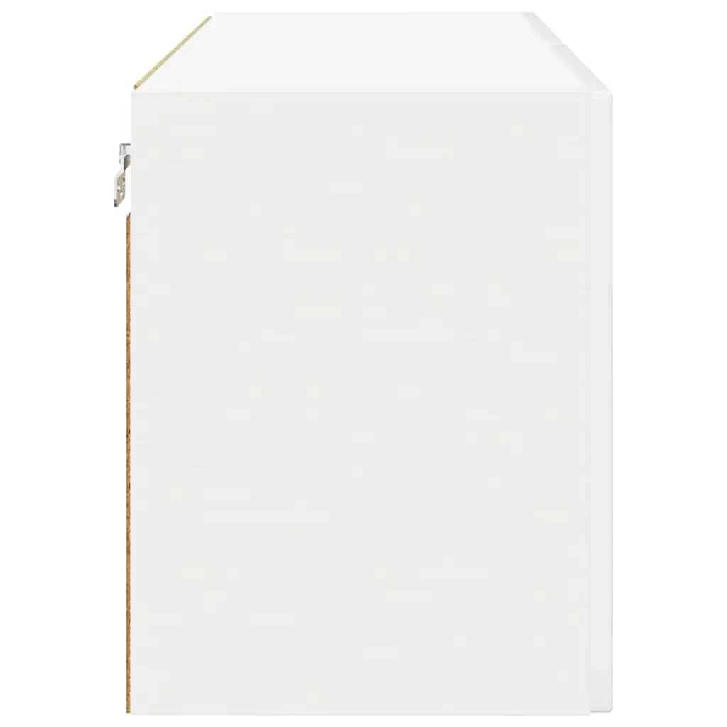 High Gloss White Wall Glass Kitchen Cabinet for Storage