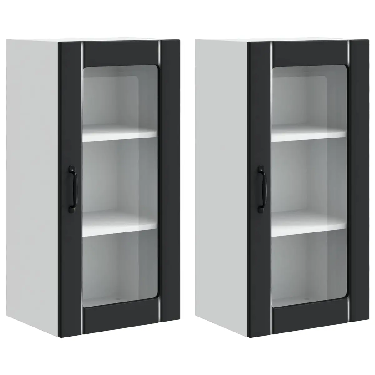 Wall Glass Cabinet for Kitchen Storage