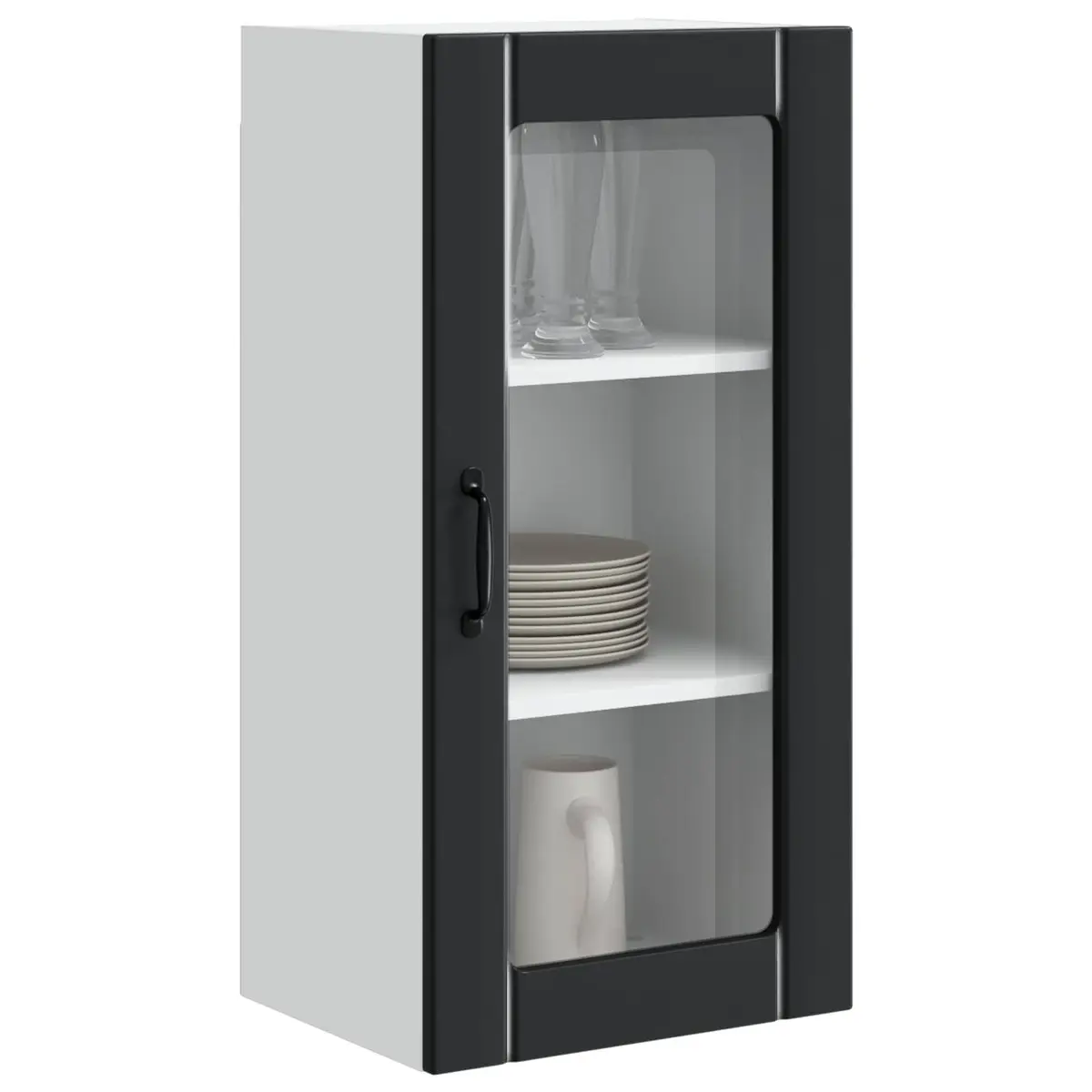 Wall Glass Cabinet for Kitchen Storage