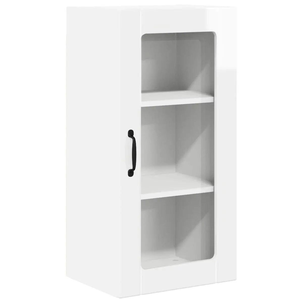 High Gloss White Wall-Mounted Kitchen Cabinet