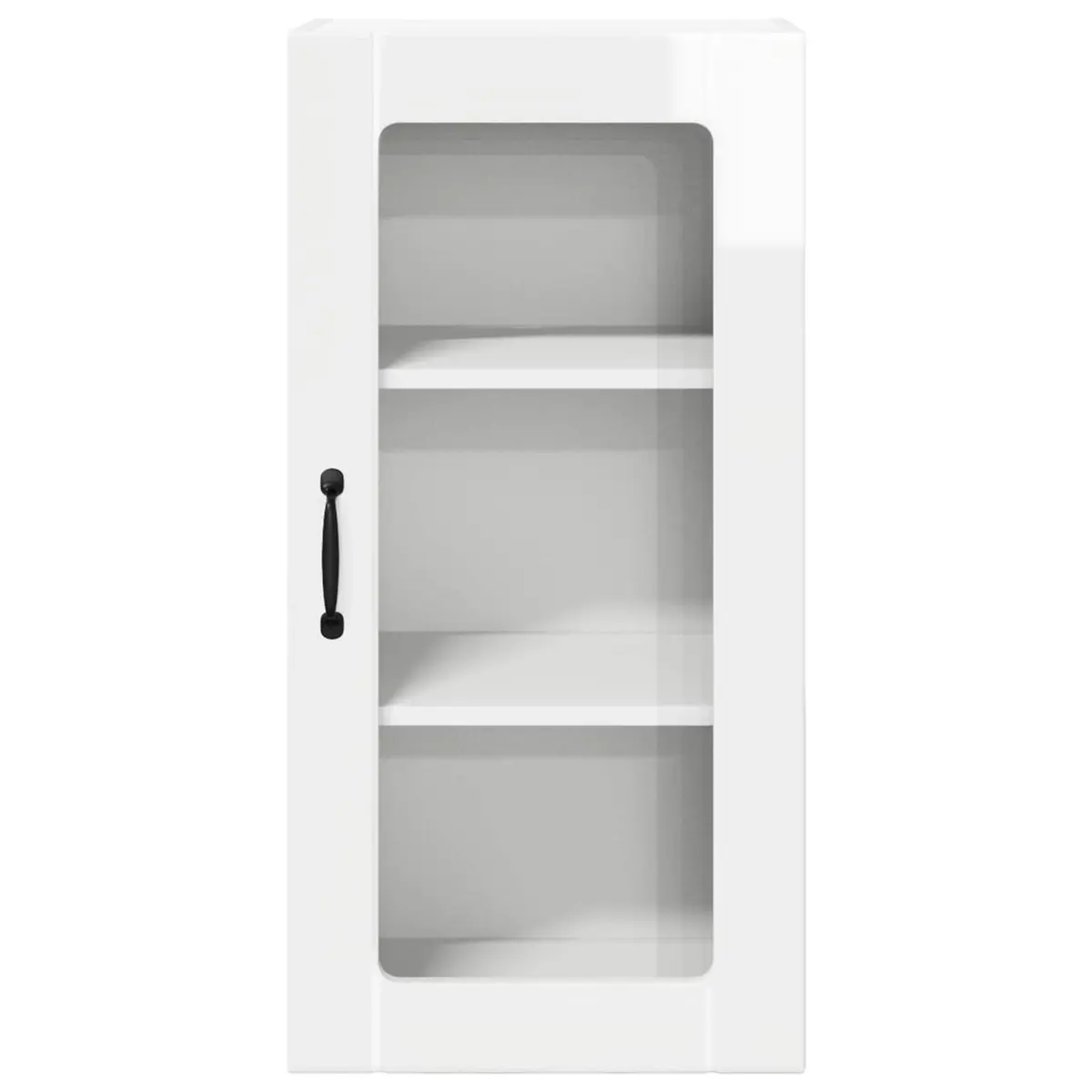 High Gloss White Wall-Mounted Kitchen Cabinet