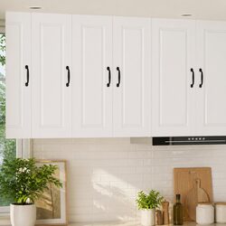 Inviting Wall-Mounted Kitchen Cabinet in White