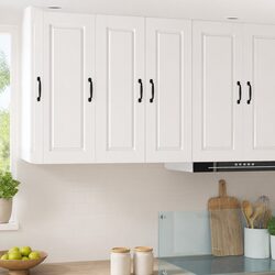 PORTO Wall Cabinet 2 pcs White Storage for Kitchen
