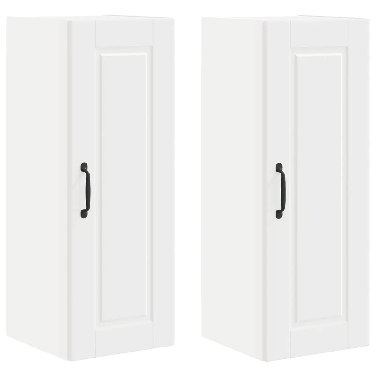 PORTO Wall Cabinet 2 pcs White Storage for Kitchen