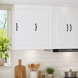 White Wall-Mounted Kitchen Storage Cabinet 40x31x80cm