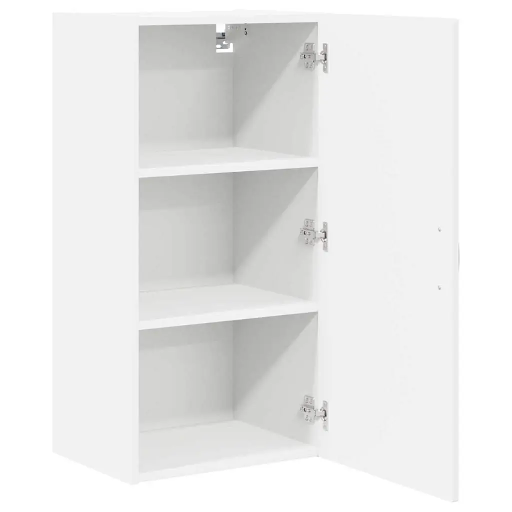 White Wall-Mounted Kitchen Storage Cabinet 40x31x80cm