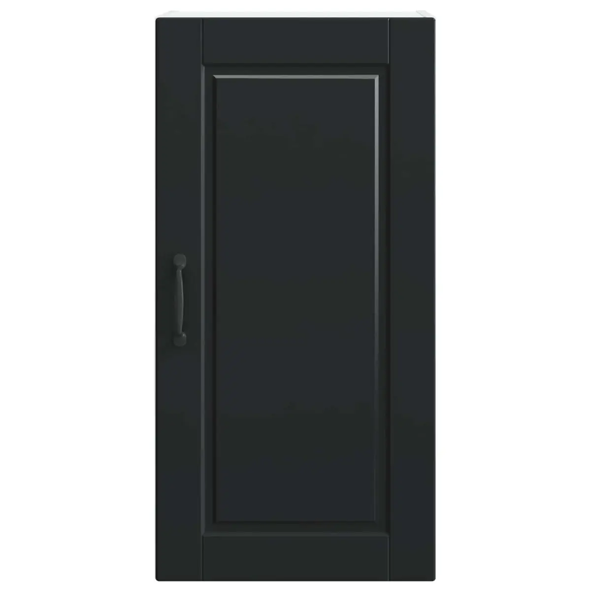 Black Wall Cabinet Kitchen Storage 40x31x80cm