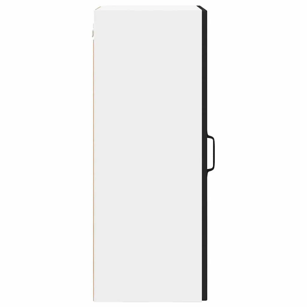 Black Wall Cabinet Kitchen Storage 40x31x80cm