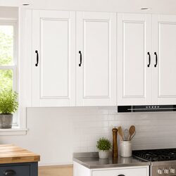 Modern High Gloss White Wall Cabinet for Kitchen Storage