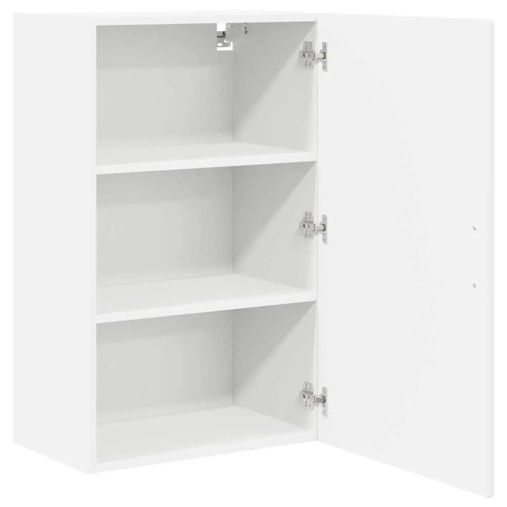 Wall Cabinet Kitchen Storage White 50 x 31 x 80 cm Engineered Wood Shelves