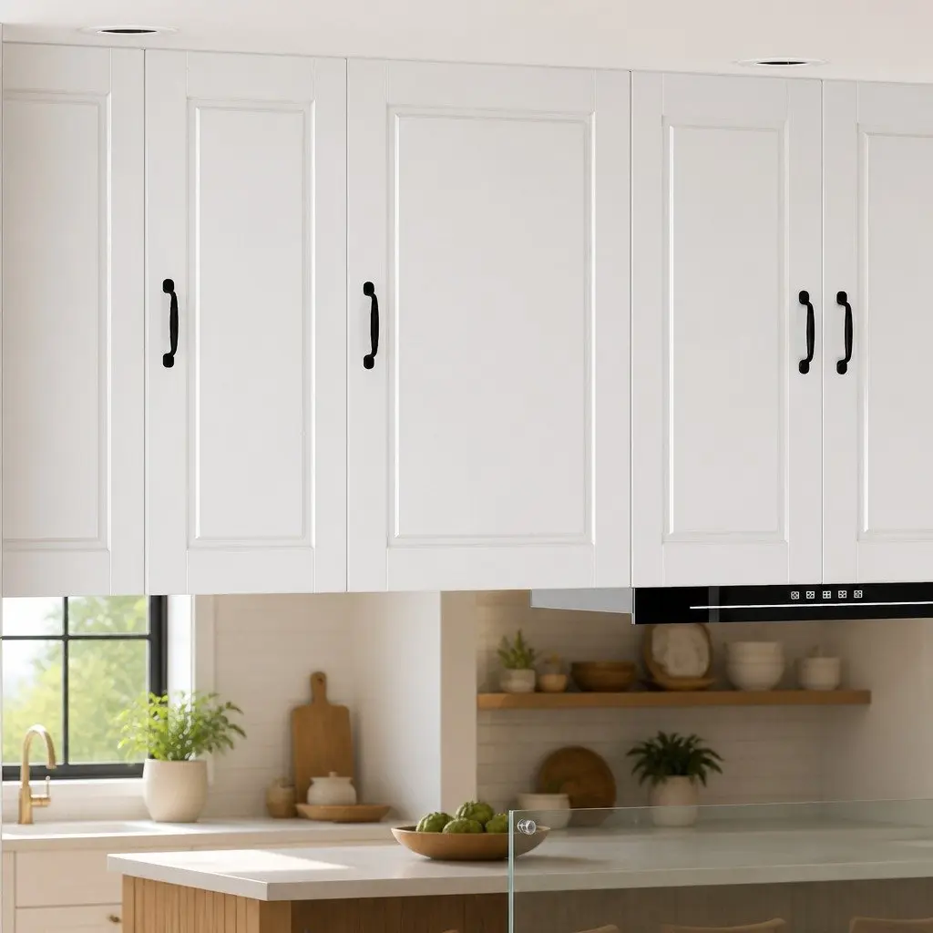 High Gloss White Wall-Mounted Kitchen Cabinet