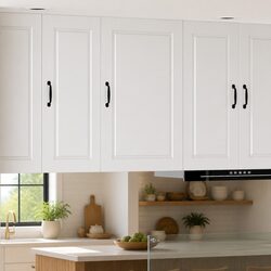 High Gloss White Wall-Mounted Kitchen Cabinet