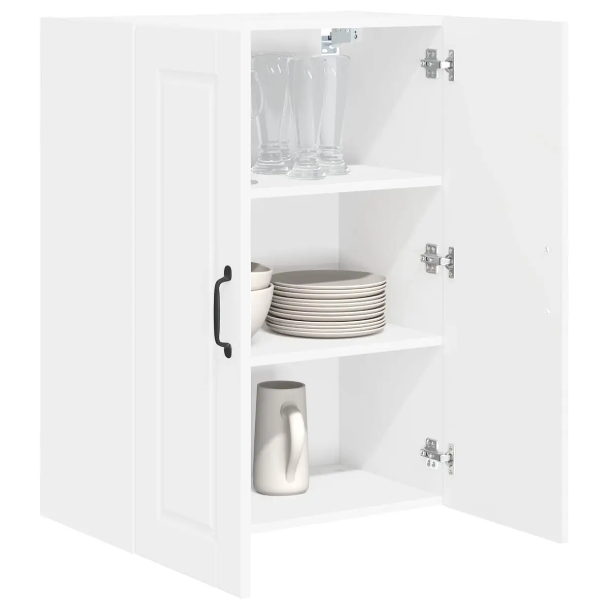 PORTO White Kitchen Wall Cabinet for Organized Storage