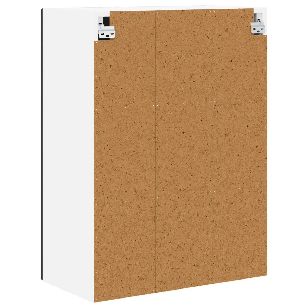 Black Engineered Wood Wall Cabinet for Kitchen Storage