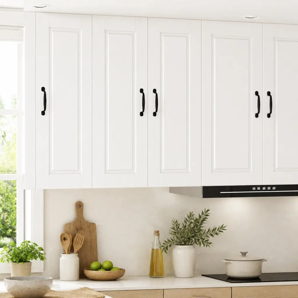 High Gloss White Wall Cabinet for Kitchen Storage
