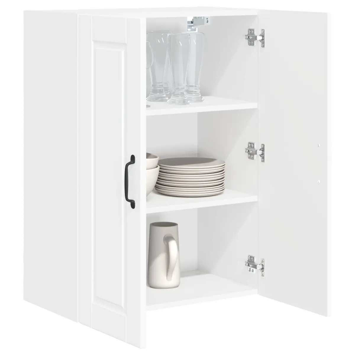 High Gloss White Wall Cabinet for Kitchen Storage