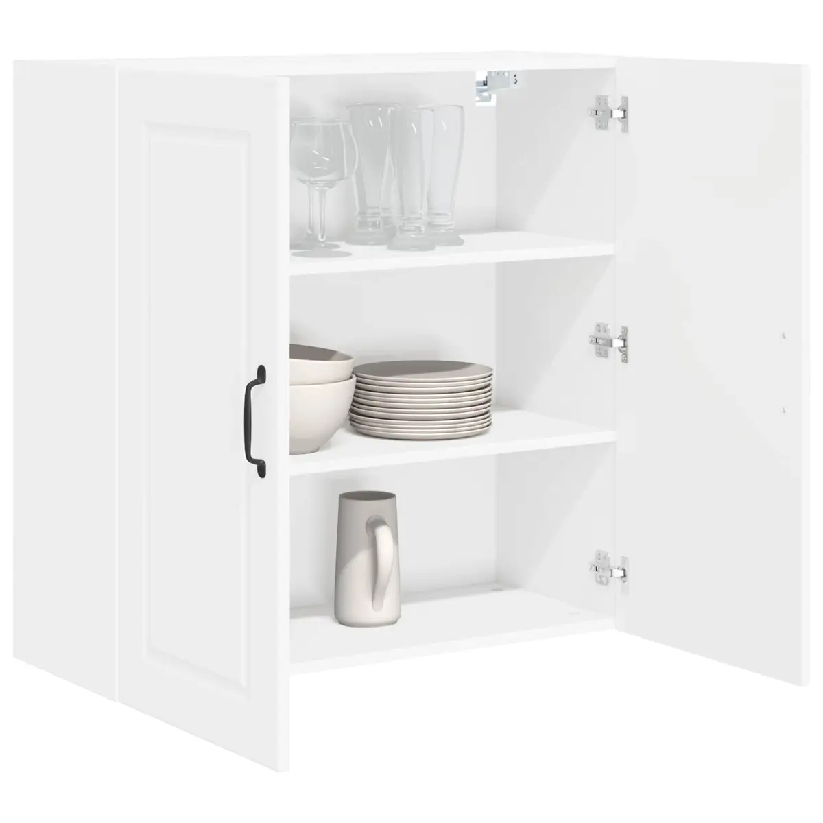 Wall Cabinet White 80 x 31 x 80 cm Engineered Wood