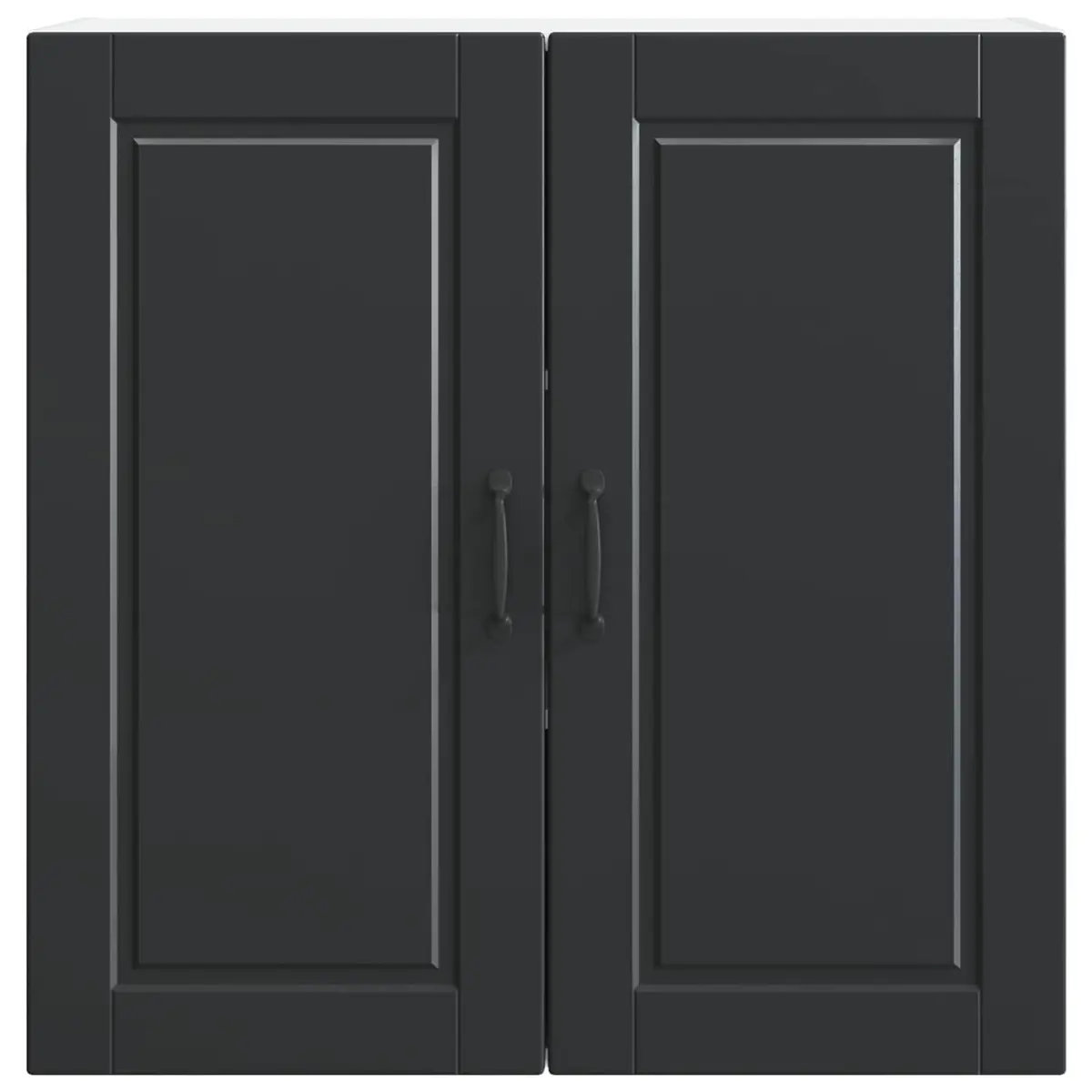 Wall Cabinet Black 80x31x80cm Engineered Wood