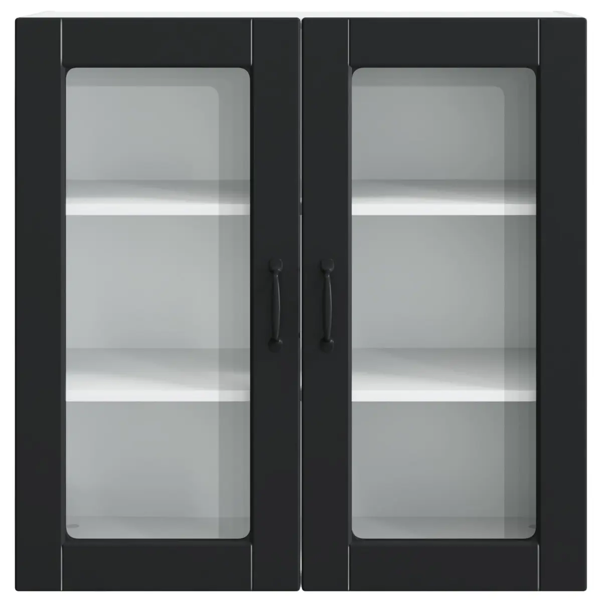 Wall Cabinet Black 80x31x80cm Engineered Wood