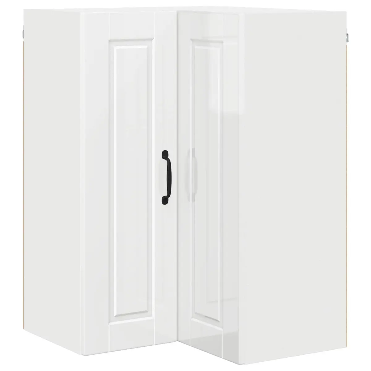 High Gloss White Wall Corner Cabinet for Kitchens